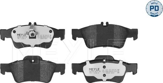 Meyle 025 233 3416/PD - Set placute frana,frana disc aaoparts.ro