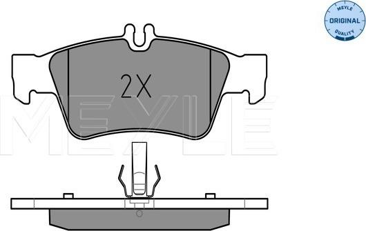 Meyle 025 233 3416 - Set placute frana,frana disc aaoparts.ro