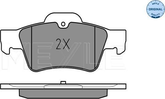 Meyle 025 233 3416 - Set placute frana,frana disc aaoparts.ro