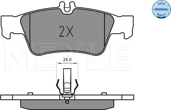 Meyle 025 233 3516 - Set placute frana,frana disc aaoparts.ro