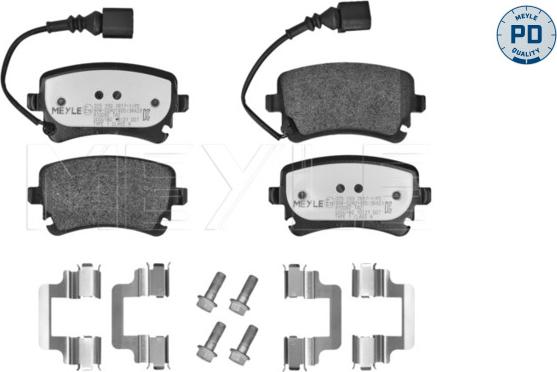 Meyle 025 233 2617-1/PD - Set placute frana,frana disc aaoparts.ro