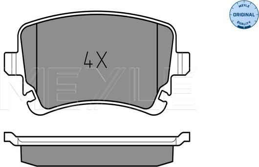 Meyle 025 233 2617 - Set placute frana,frana disc aaoparts.ro