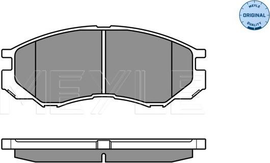 Meyle 025 232 9015/W - Set placute frana,frana disc aaoparts.ro