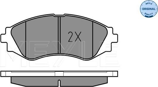 Meyle 025 232 3417/W - Set placute frana,frana disc aaoparts.ro