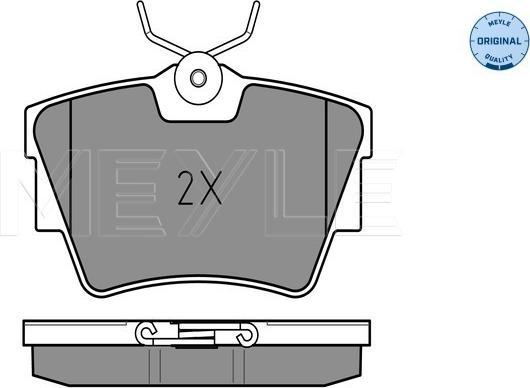 Meyle 025 232 2416/W - Set placute frana,frana disc aaoparts.ro