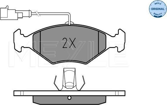 Meyle 025 232 2018/W - Set placute frana,frana disc aaoparts.ro