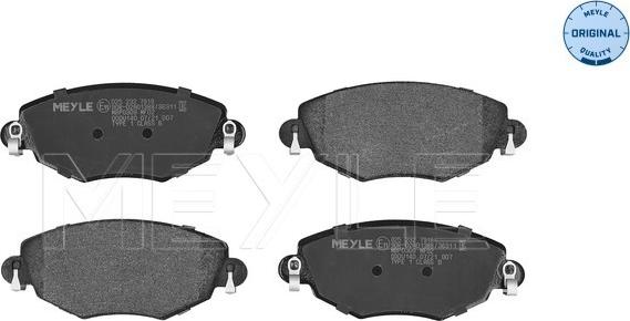 Meyle 025 232 7918 - Set placute frana,frana disc aaoparts.ro