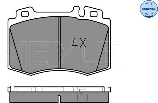 Meyle 025 232 7117 - Set placute frana,frana disc aaoparts.ro