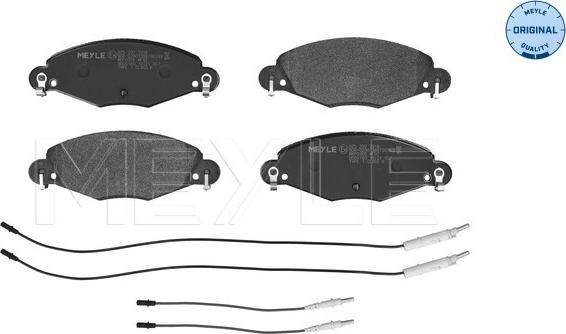 Meyle 025 232 7318 - Set placute frana,frana disc aaoparts.ro