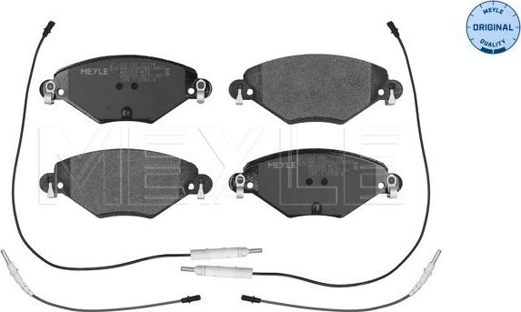 Meyle 025 232 7717/W - Set placute frana,frana disc aaoparts.ro