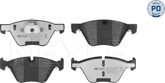 Meyle 025 237 9420/PD - Set placute frana,frana disc aaoparts.ro