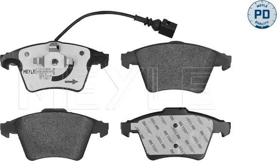 Meyle 025 237 4619/PD - Set placute frana,frana disc aaoparts.ro