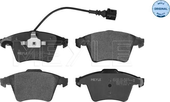 Meyle 025 237 4619/W - Set placute frana,frana disc aaoparts.ro