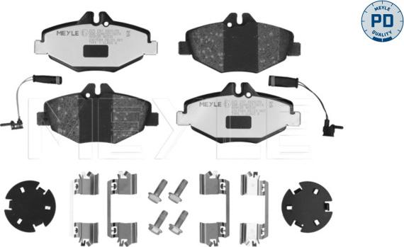 Meyle 025 237 4320/PD - Set placute frana,frana disc aaoparts.ro