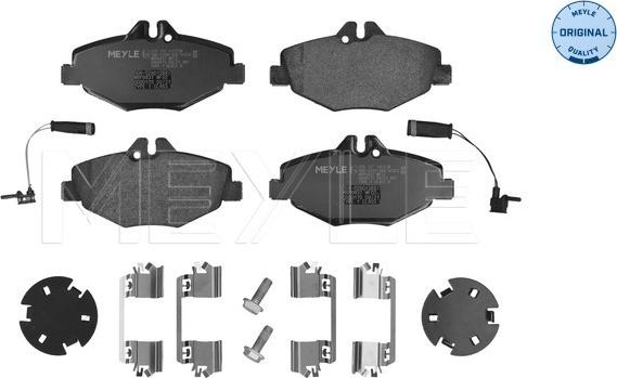 Meyle 025 237 4320/W - Set placute frana,frana disc aaoparts.ro