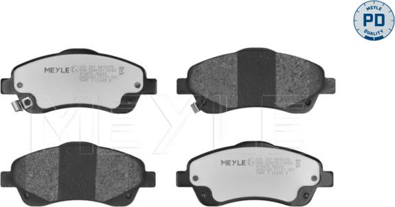 Meyle 025 237 6819/PD - Set placute frana,frana disc aaoparts.ro