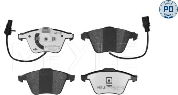 Meyle 025 237 6220/PD - Set placute frana,frana disc aaoparts.ro