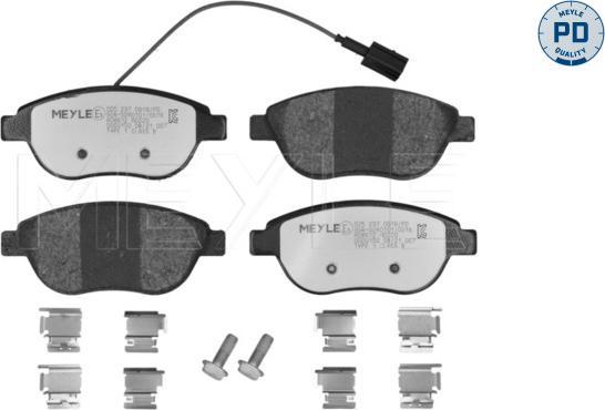 Meyle 025 237 0919/PD - Set placute frana,frana disc aaoparts.ro