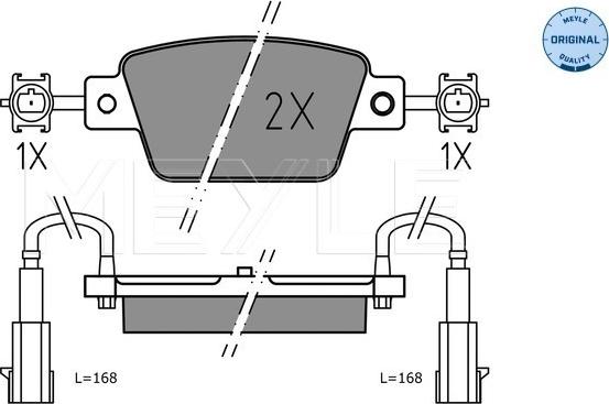 Meyle 025 237 1418 - Set placute frana,frana disc aaoparts.ro