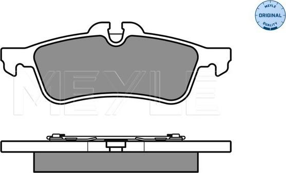 Meyle 025 237 1616 - Set placute frana,frana disc aaoparts.ro