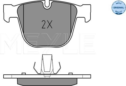 Meyle 025 237 3017 - Set placute frana,frana disc aaoparts.ro