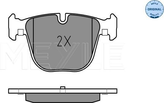 Meyle 025 237 3116 - Set placute frana,frana disc aaoparts.ro