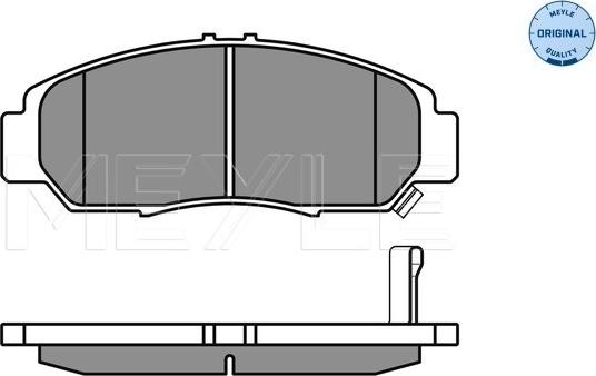 Meyle 025 237 2916/W - Set placute frana,frana disc aaoparts.ro