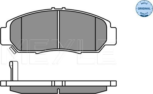 Meyle 025 237 2916/W - Set placute frana,frana disc aaoparts.ro