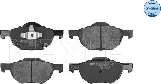 Meyle 025 237 2017/W - Set placute frana,frana disc aaoparts.ro