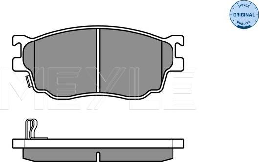 Meyle 025 237 7716/W - Set placute frana,frana disc aaoparts.ro