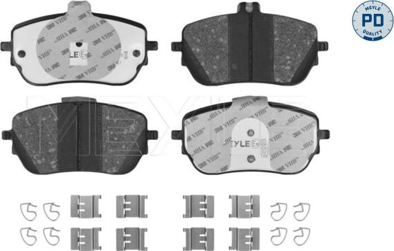 Meyle 025 229 8819/PD - Set placute frana,frana disc aaoparts.ro