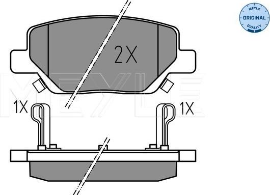 Meyle 025 224 4918 - Set placute frana,frana disc aaoparts.ro