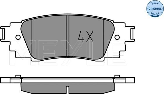 Meyle 025 224 3415 - Set placute frana,frana disc aaoparts.ro