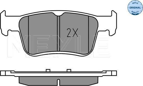 Meyle 025 224 2915 - Set placute frana,frana disc aaoparts.ro