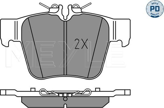 Meyle 025 224 2316/PD - Set placute frana,frana disc aaoparts.ro