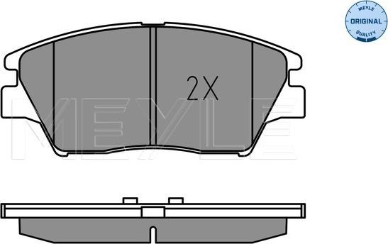 Meyle 025 225 9018 - Set placute frana,frana disc aaoparts.ro