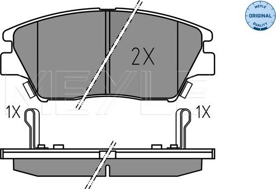 Meyle 025 225 9018 - Set placute frana,frana disc aaoparts.ro