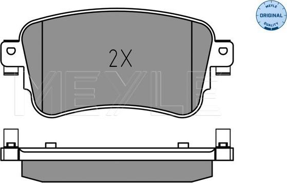 Meyle 025 225 8818 - Set placute frana,frana disc aaoparts.ro