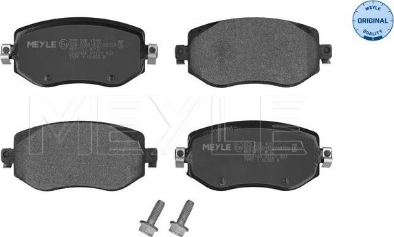 Meyle 025 226 1019 - Set placute frana,frana disc aaoparts.ro