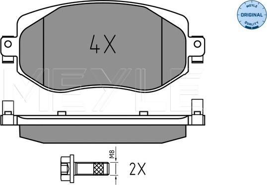 Meyle 025 226 1019 - Set placute frana,frana disc aaoparts.ro