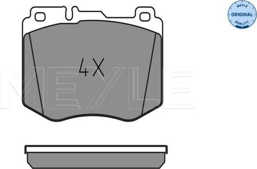 Meyle 025 220 4718 - Set placute frana,frana disc aaoparts.ro