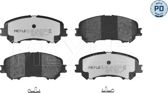 Meyle 025 220 6518/PD - Set placute frana,frana disc aaoparts.ro