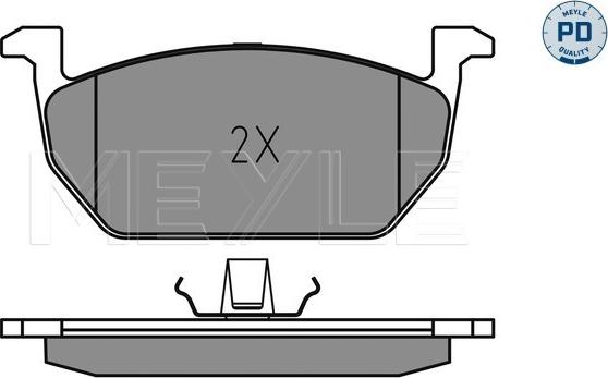 Meyle 025 220 3517/PD - Set placute frana,frana disc aaoparts.ro