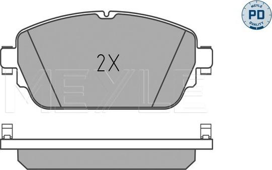 Meyle 025 220 3219/PD - Set placute frana,frana disc aaoparts.ro