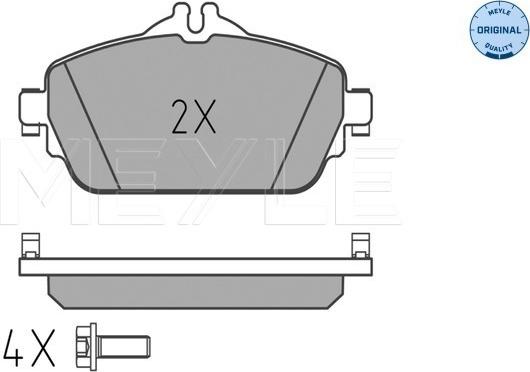 Meyle 025 220 3119 - Set placute frana,frana disc aaoparts.ro