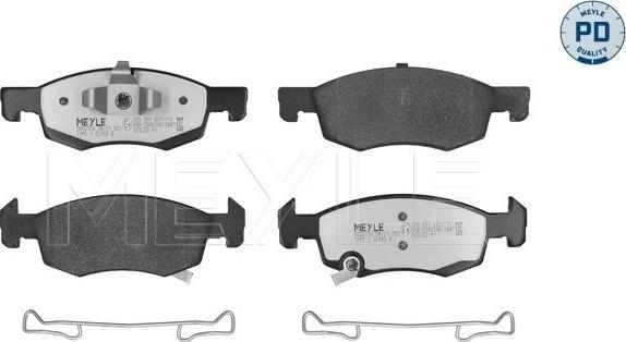 Meyle 025 221 4317/PD - Set placute frana,frana disc aaoparts.ro