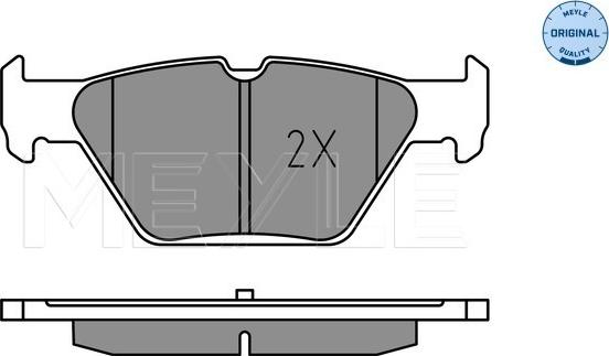 Meyle 025 221 5814 - Set placute frana,frana disc aaoparts.ro