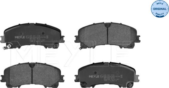 Meyle 025 221 1716 - Set placute frana,frana disc aaoparts.ro