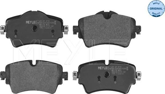 Meyle 025 221 8719 - Set placute frana,frana disc aaoparts.ro