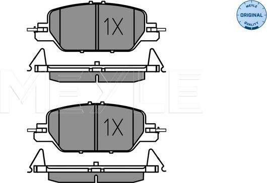 Meyle 025 228 5216 - Set placute frana,frana disc aaoparts.ro